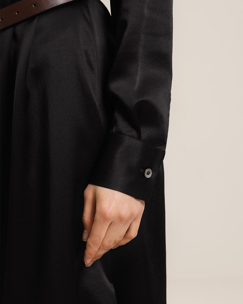 22 Momme Silk Outwear Dress - DAISYSILK