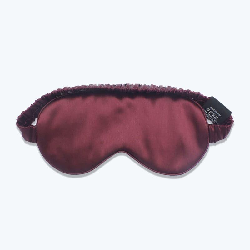 22 Momme Dry Eye Relief Eye Mask, Red