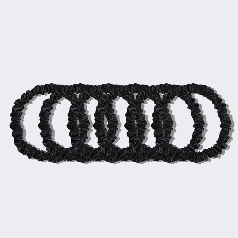 22 Momme Silk Mini Scrunchies 6PCS - DAISYSILK