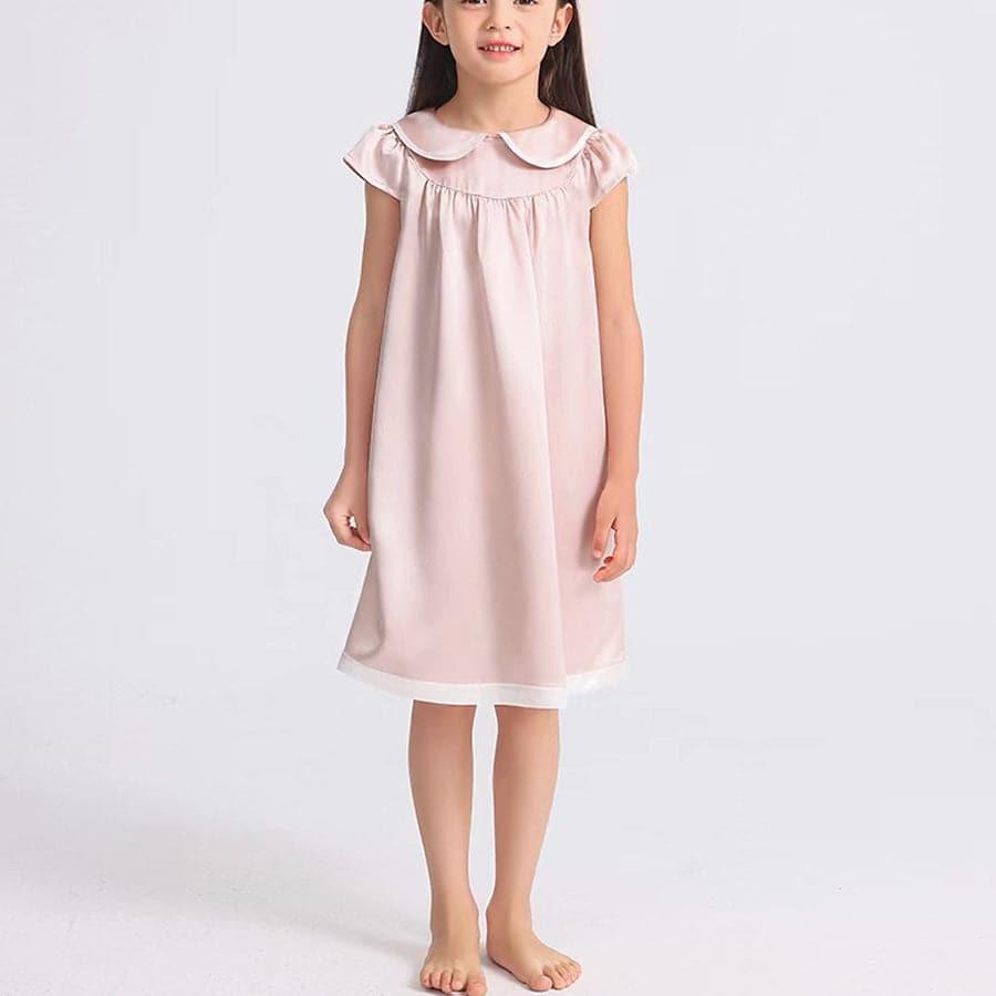 Kids Baby Girl Silk Nightgown - DAISYSILK