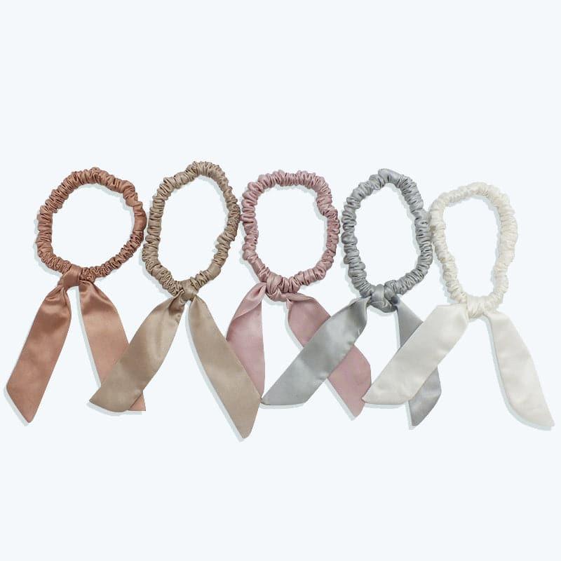 22 Momme Tail Elegant Silk Hair Bands - DAISYSILK