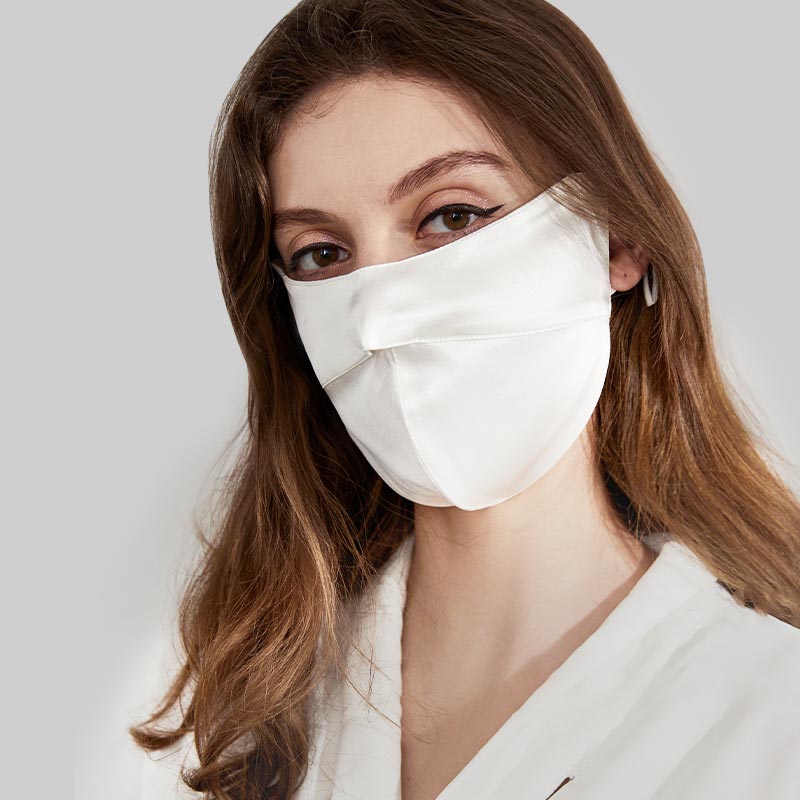 100% Silk Eye Corner Protect Mask Sunscreen - DAISYSILK