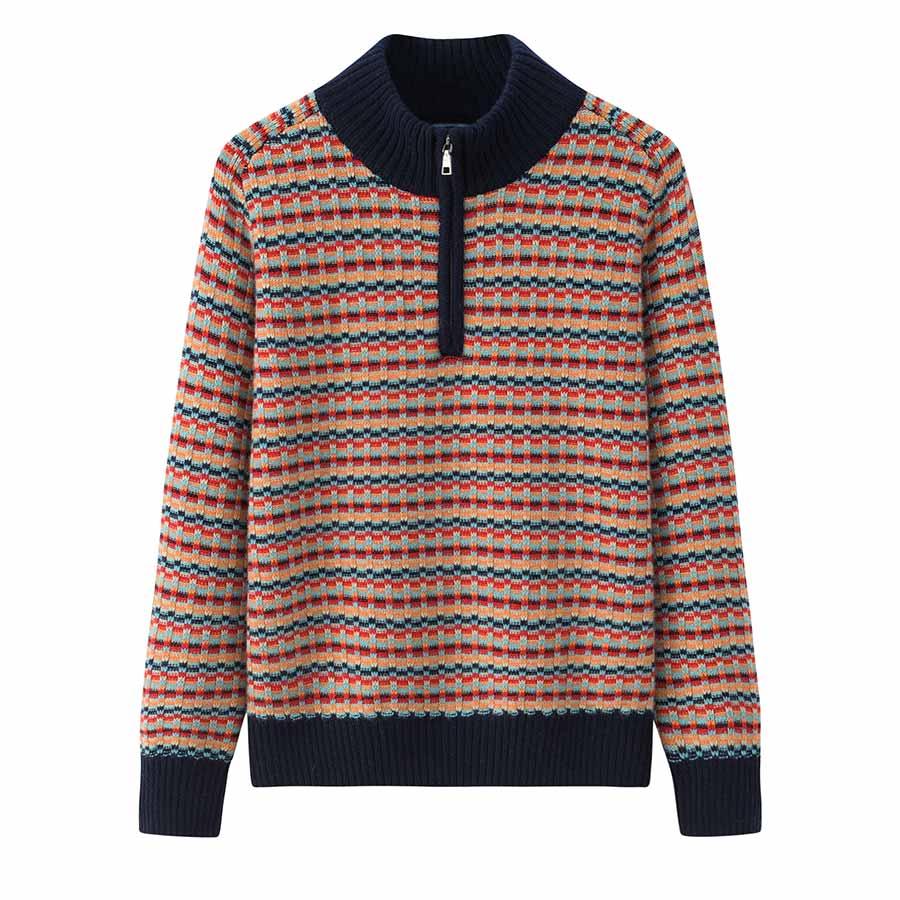 100% Cashmere Classical Turtleneck Sweater - DAISYSILK