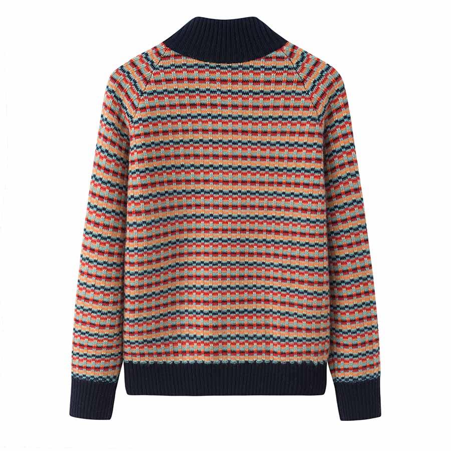 100% Cashmere Classical Turtleneck Sweater - DAISYSILK