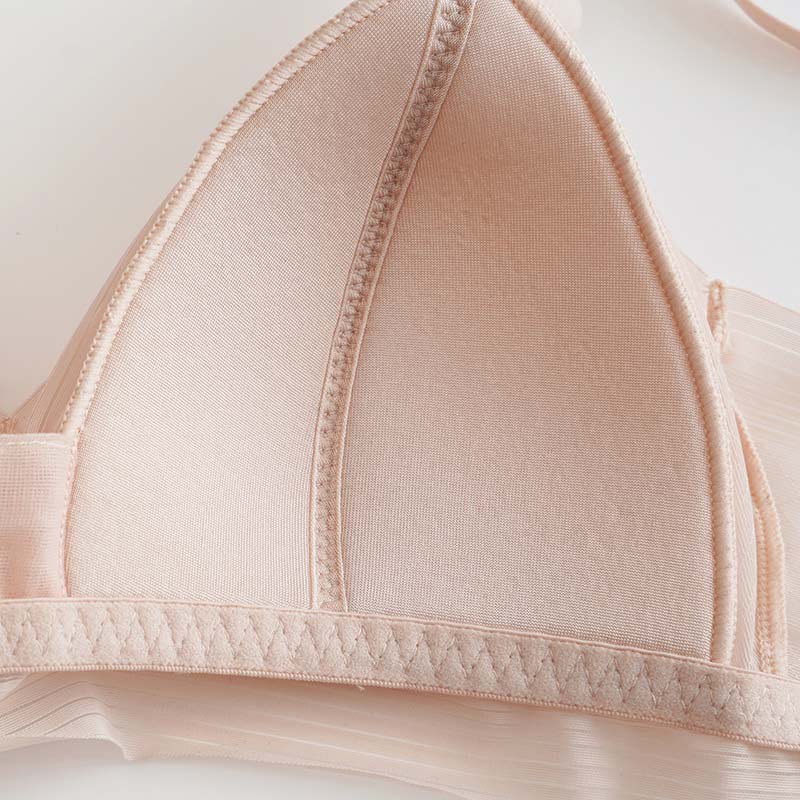 Concise Lace Comfy Silk Bralette Bra - DAISYSILK