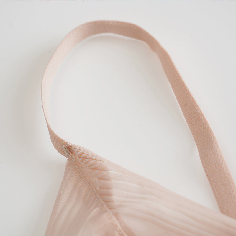 Concise Lace Comfy Silk Bralette Bra - DAISYSILK