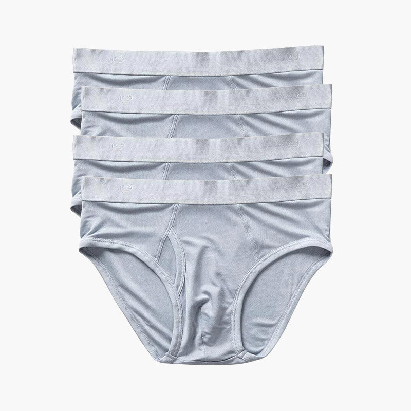 4Pcs Men's Silk Knit Briefs - DAISYSILK