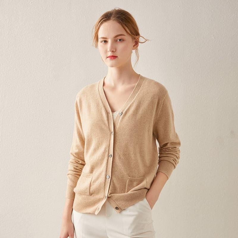 Knit Cashmere Cardigan