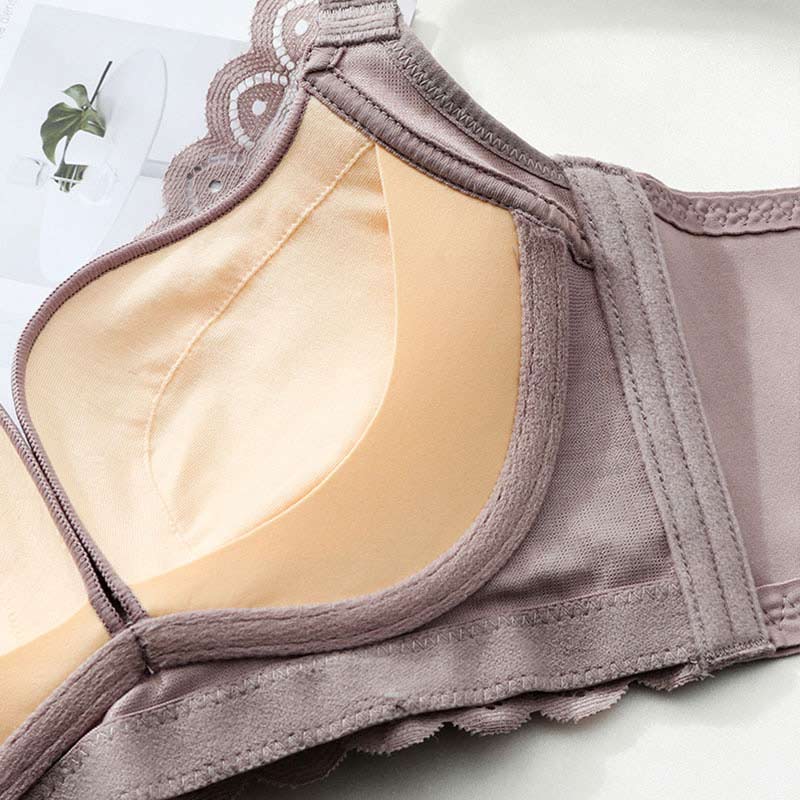 Lace Breathable Silk Bra - DAISYSILK