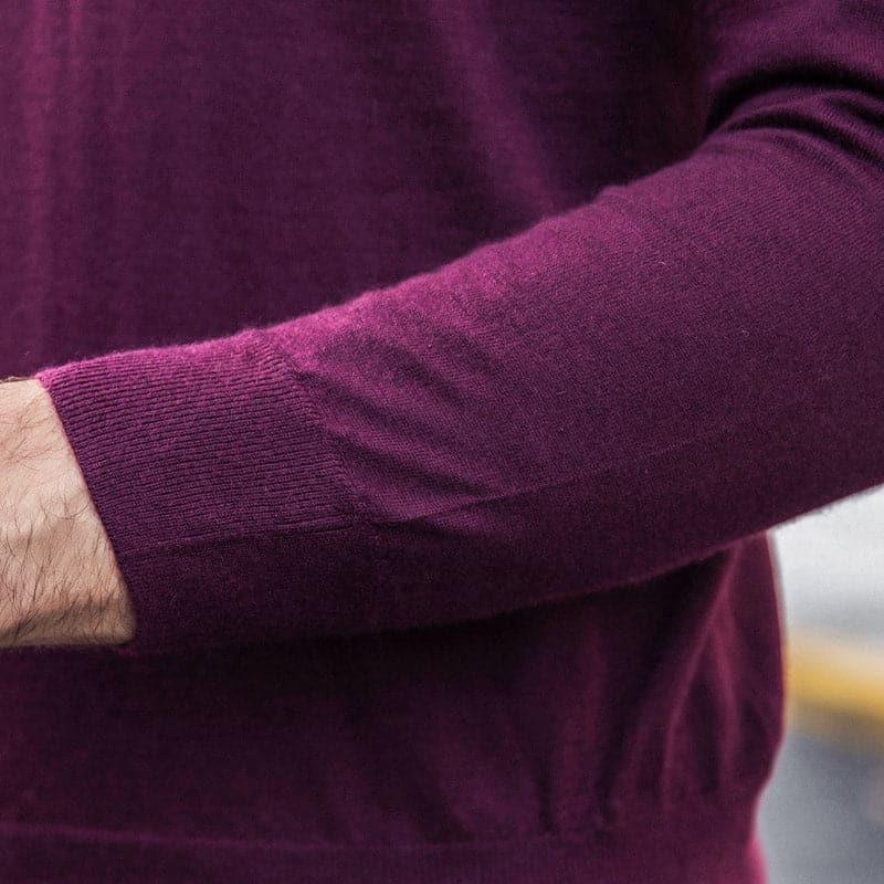 Mens Polo Cashmere Sweater - DAISYSILK