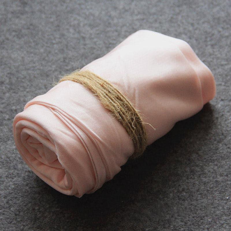 Mulberry Silk Long Thermal Underwear Set for Women Light Pink