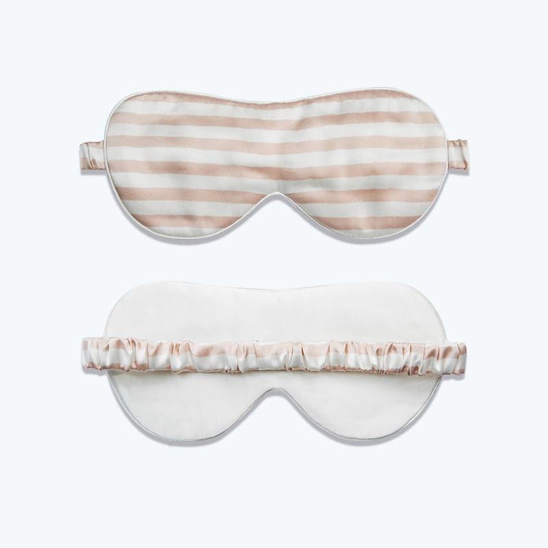 100% Pure Silk Eye Mask Stripe Pattern - DAISYSILK