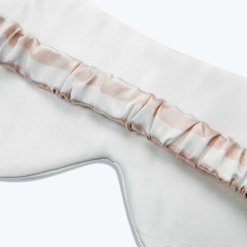 100% Pure Silk Eye Mask Stripe Pattern - DAISYSILK