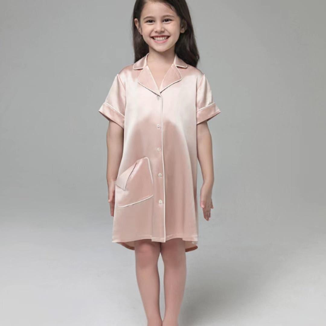 Silk Nightshirt For Girls - DAISYSILK