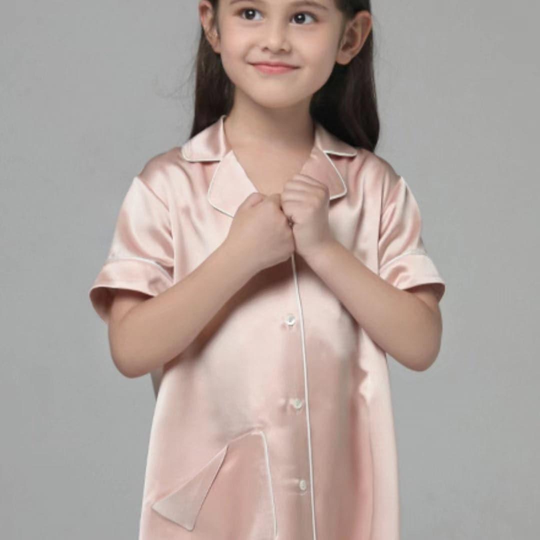 Silk Blouse Nightdress For Girl - DAISYSILK