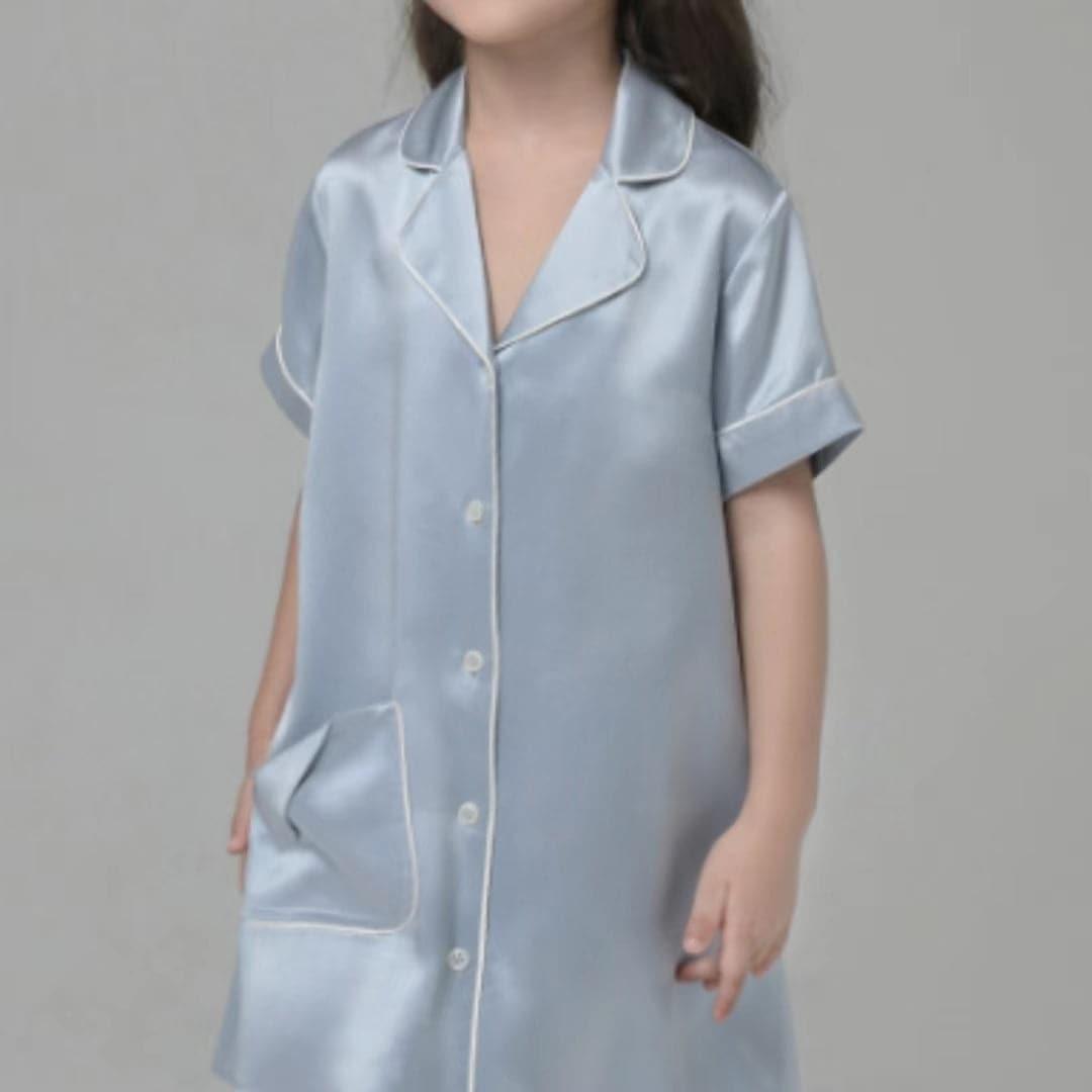 Silk Blouse Nightdress For Girl - DAISYSILK