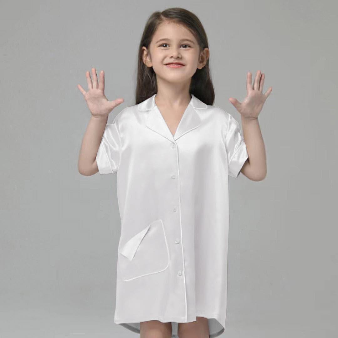 Silk Blouse Nightdress For Girl - DAISYSILK