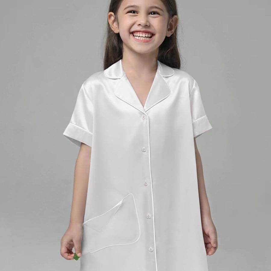 Silk Blouse Nightdress For Girl - DAISYSILK