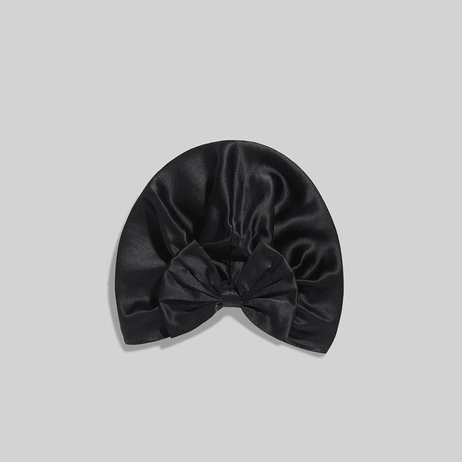Silk Vintage Bow Knot Sleep Cap