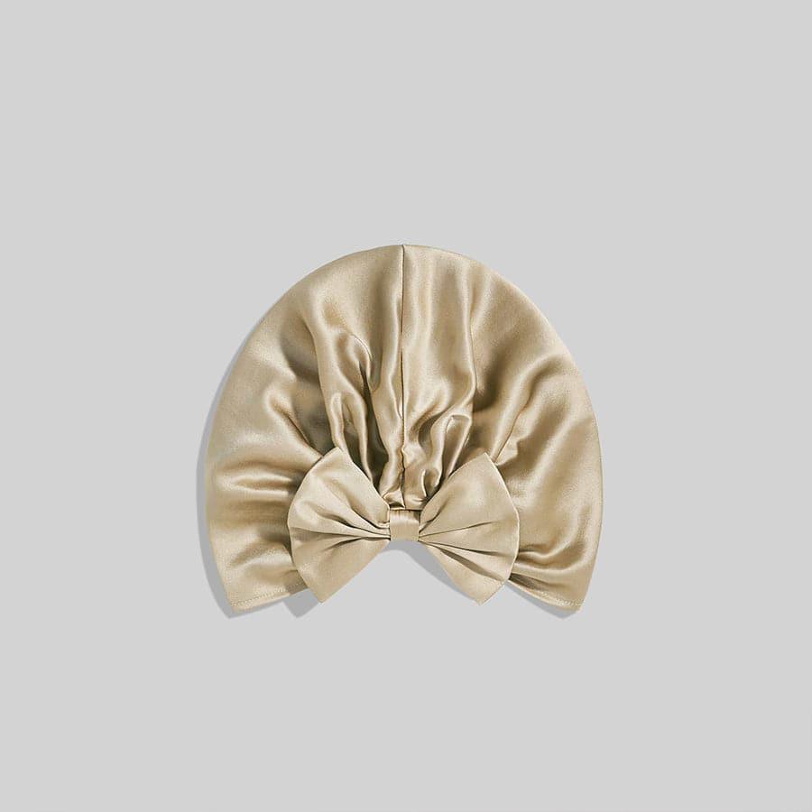 Silk Vintage Bow-Knot Sleep Cap - DAISYSILK