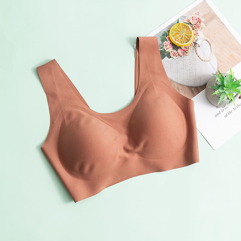 Skin-Friendly Wireless Silk Bra - DAISYSILK