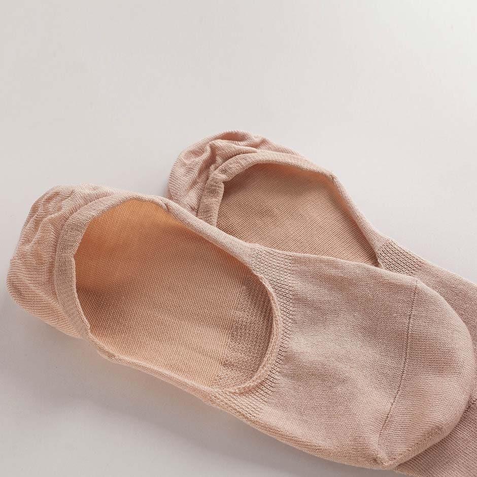 Skin-friendly Women's Silk Invisible Boat Socks - DAISYSILK
