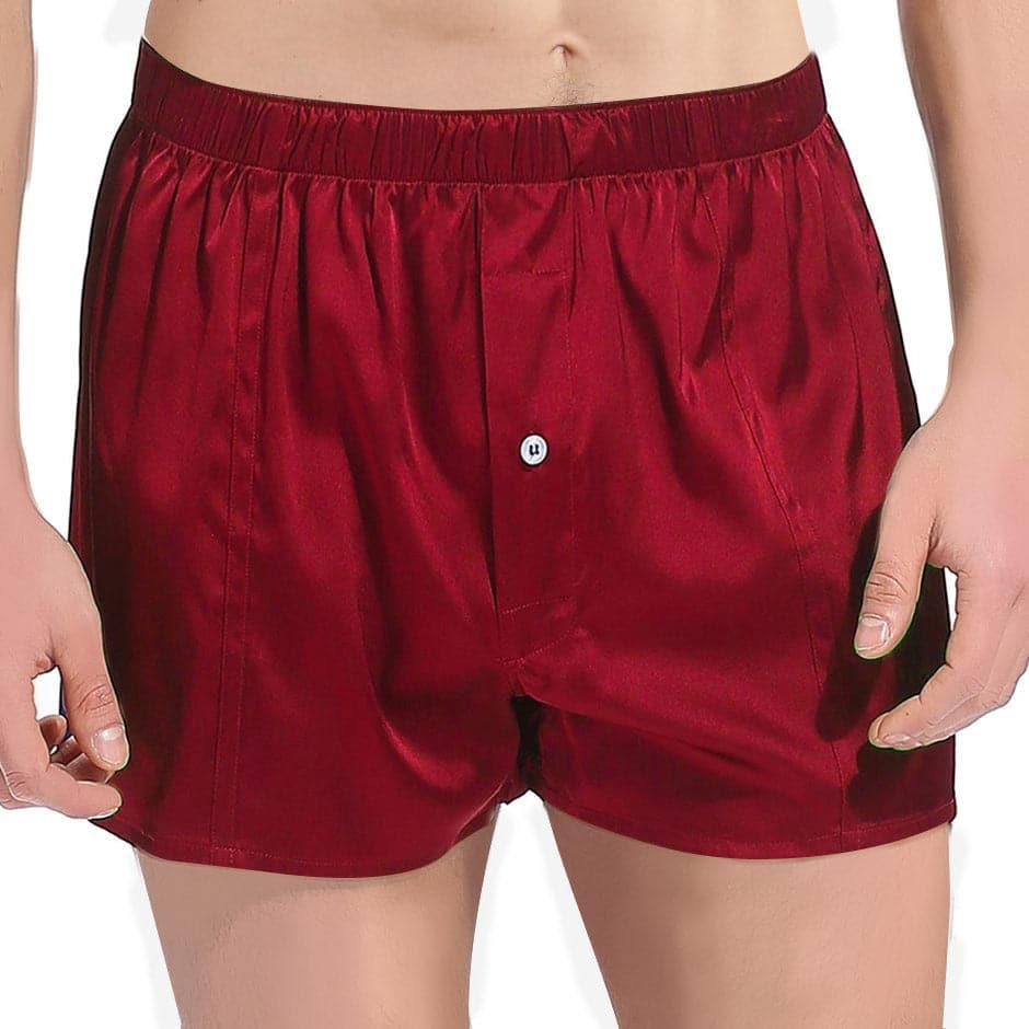 Soft Comfy Fitted Draping Silk Boxer for Men - DAISYSILK