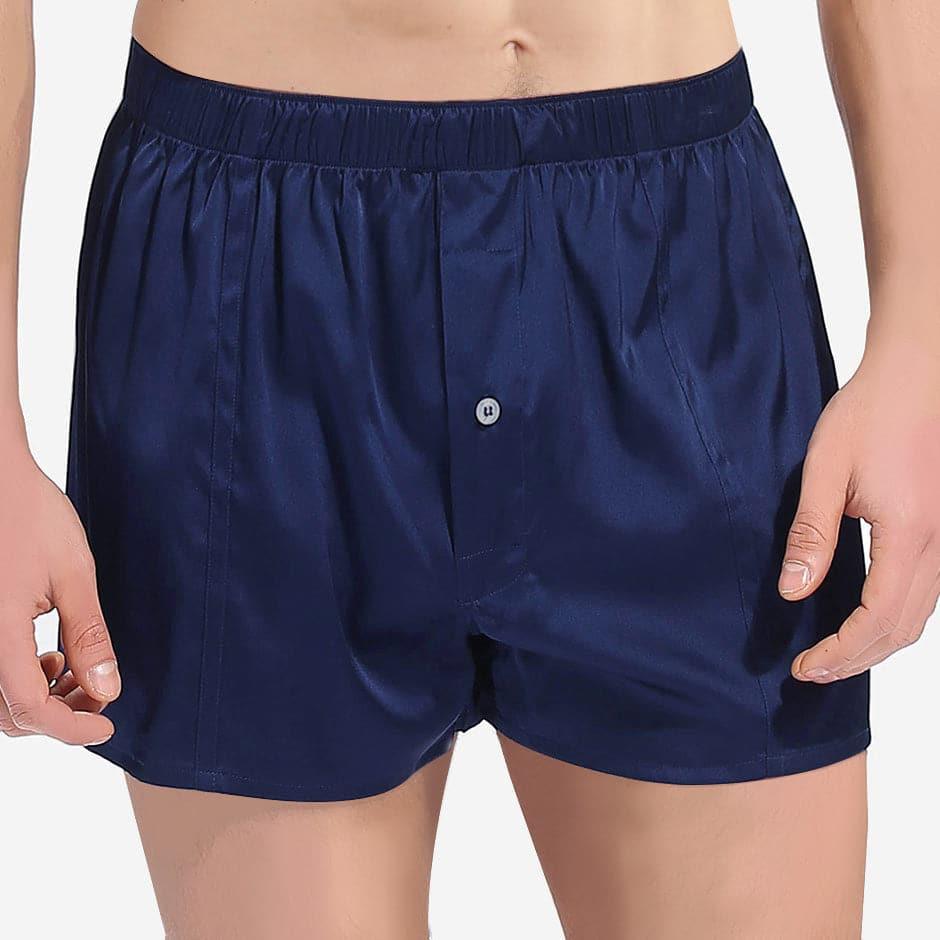 Soft Comfy Fitted Draping Silk Boxer for Men - DAISYSILK