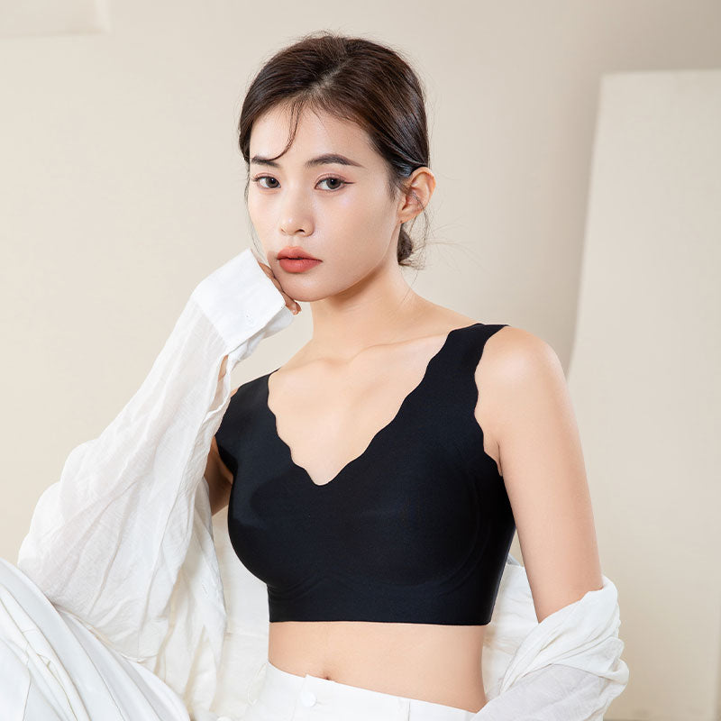 Unblemished One-Piece Silk Underwear Bra - DAISYSILK