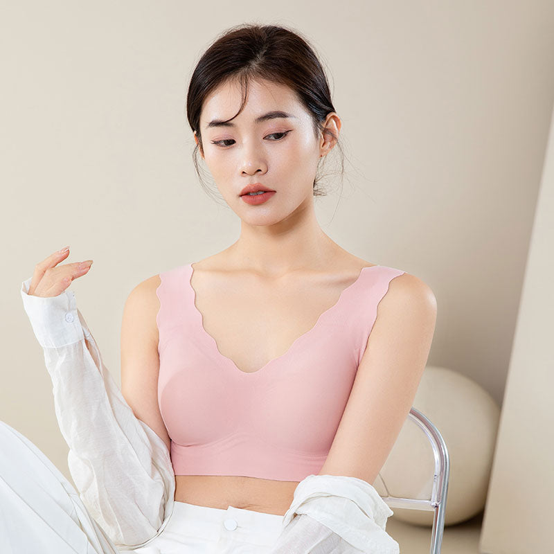 Unblemished One-Piece Silk Underwear Bra - DAISYSILK