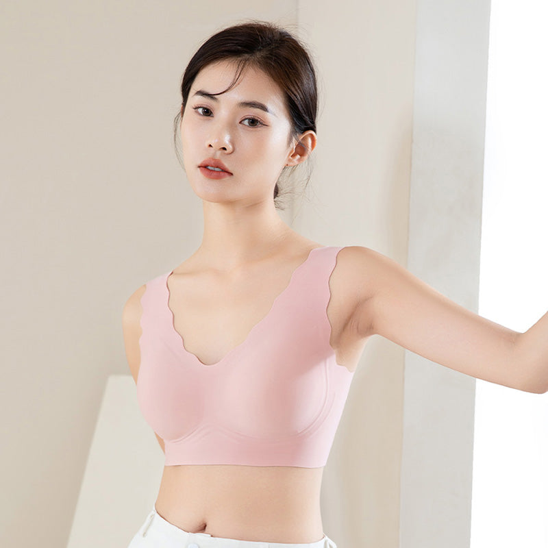 Unblemished One-Piece Silk Underwear Bra - DAISYSILK