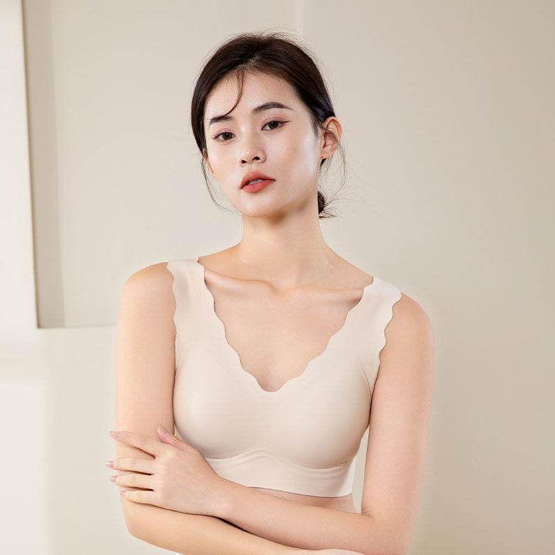 Unblemished One-Piece Silk Underwear Bra - DAISYSILK