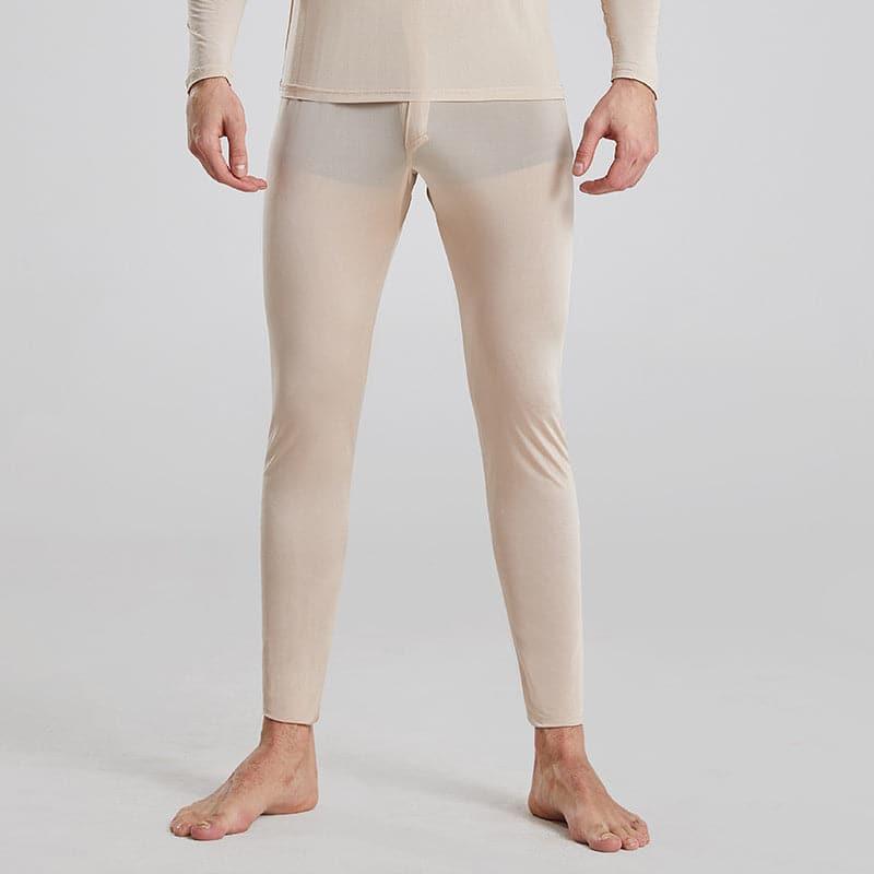 Men's 100% Silk Lightweight Thermal Underwear Set - DAISYSILK