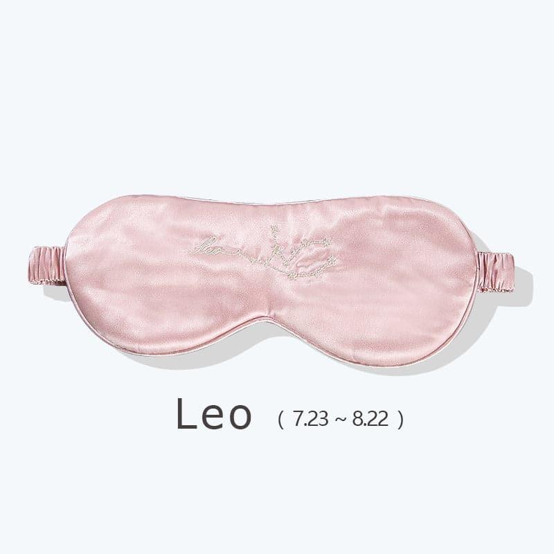 12 Constellation Pink Silk Sleep Mask 22 Momme - DAISYSILK
